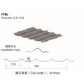 Roofing tile series forming machine